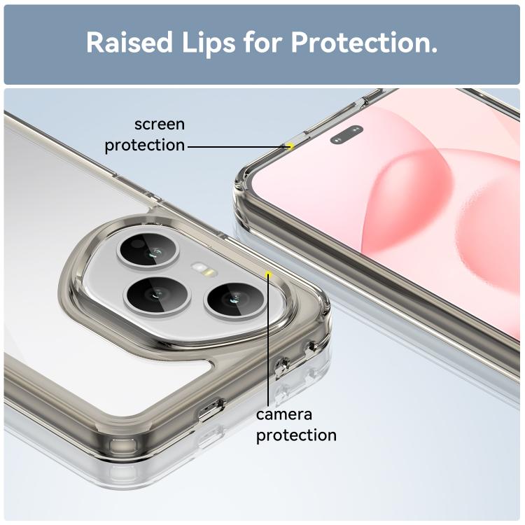 For Honor 400 Pro 5G Global 160.8mm Colorful Series Acrylic Hybrid TPU Phone Case