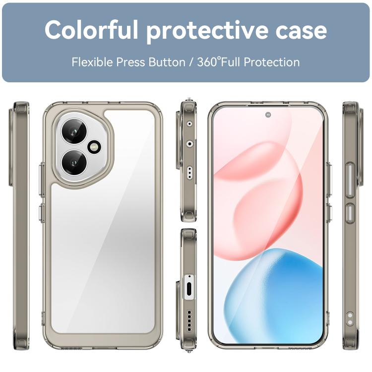 For Honor 400 Global 156.5mm Colorful Series Acrylic Hybrid TPU Phone Case