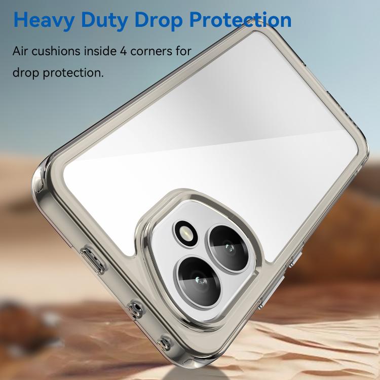 For Honor 400 Global 156.5mm Colorful Series Acrylic Hybrid TPU Phone Case