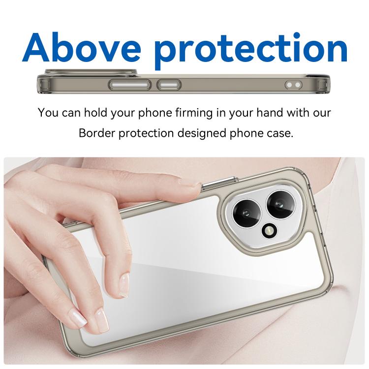 For Honor 400 Global 156.5mm Colorful Series Acrylic Hybrid TPU Phone Case
