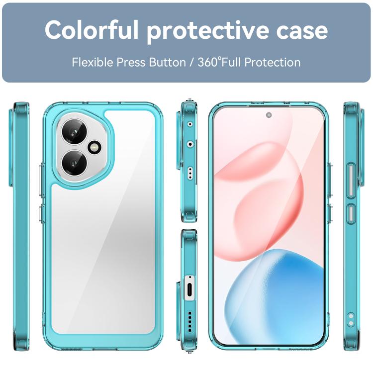 For Honor 400 Global 156.5mm Colorful Series Acrylic Hybrid TPU Phone Case