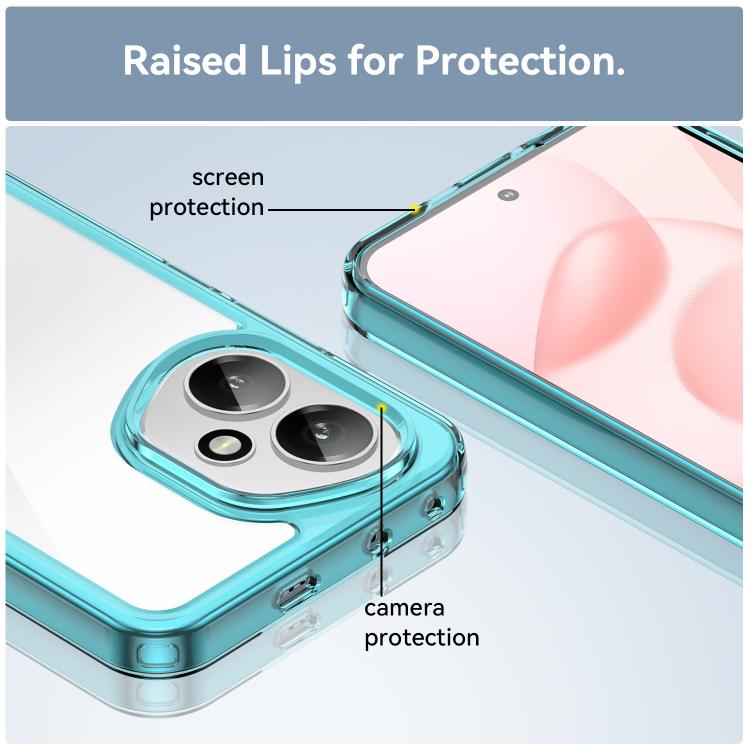 For Honor 400 Global 156.5mm Colorful Series Acrylic Hybrid TPU Phone Case