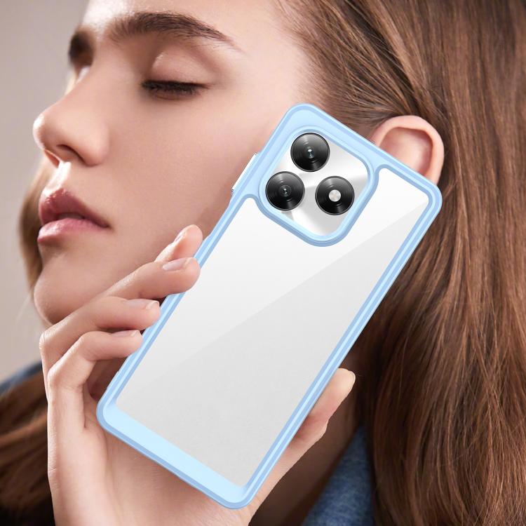 For Honor X5c 4G Colorful Series Acrylic Hybrid TPU Phone Case