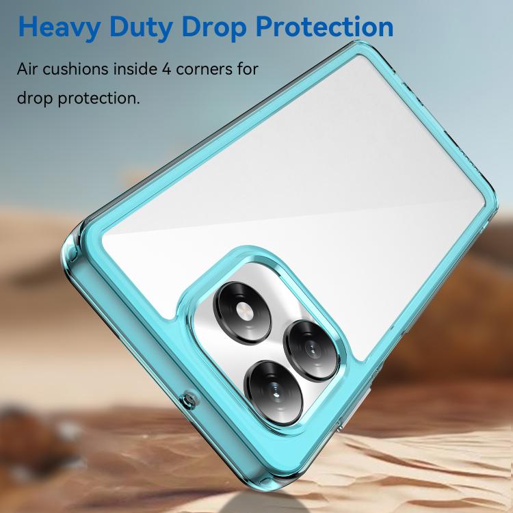 For Honor X5c 4G Colorful Series Acrylic Hybrid TPU Phone Case