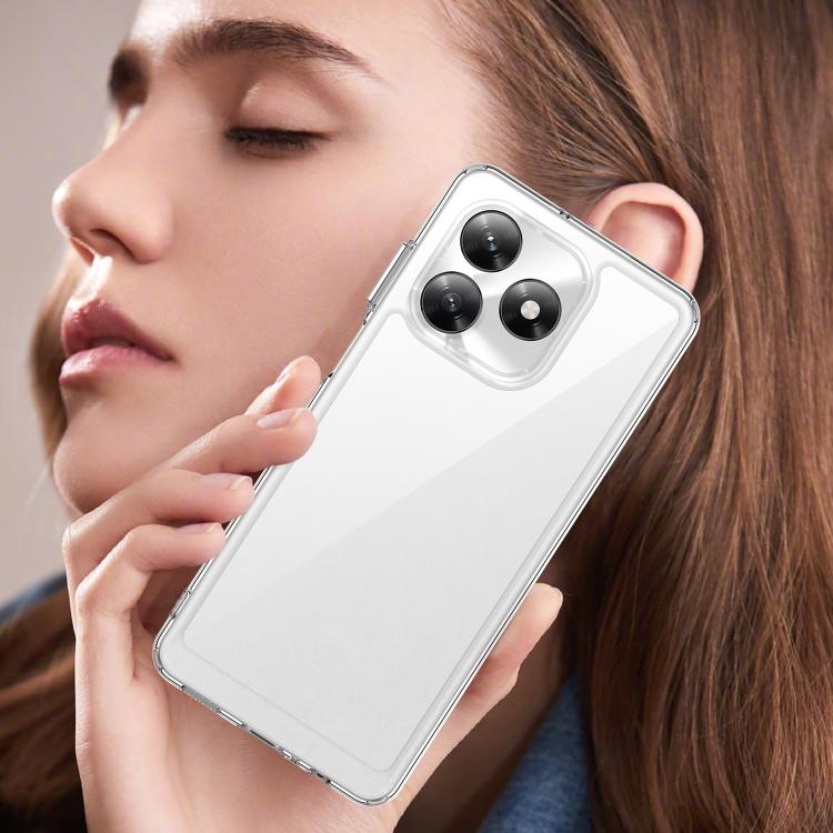 For Honor X5c 4G Colorful Series Acrylic Hybrid TPU Phone Case