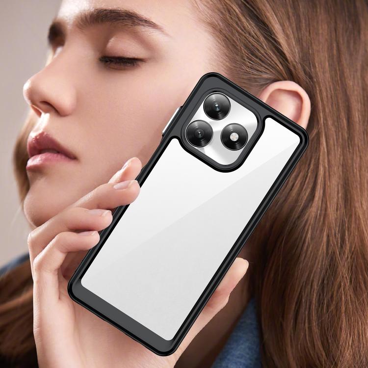 For Honor X5c Plus Colorful Series Acrylic Hybrid TPU Phone Case