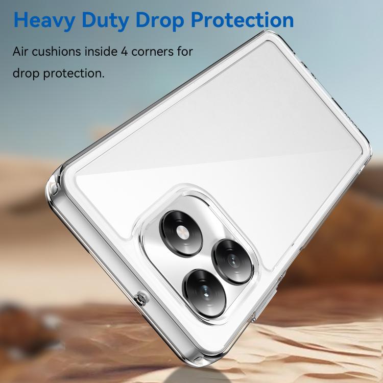 For Honor X5c Plus Colorful Series Acrylic Hybrid TPU Phone Case