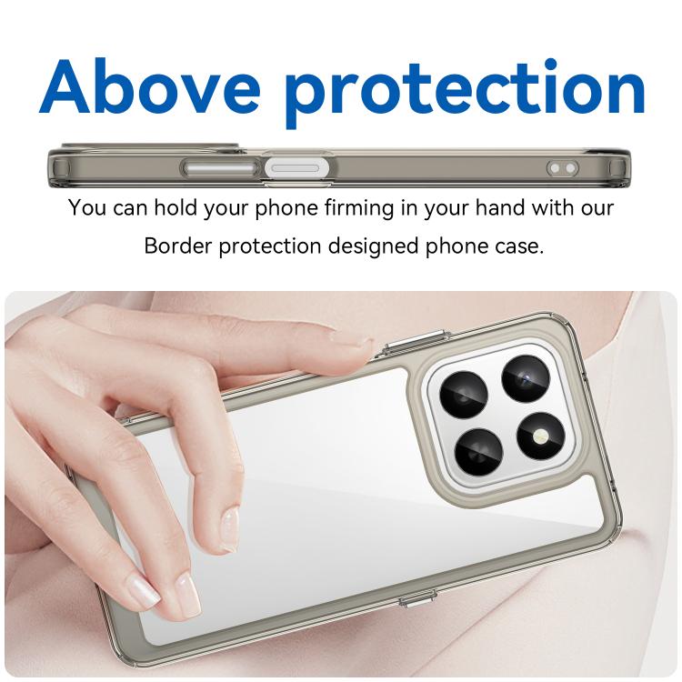 For Honor 400 Smart 5G Colorful Series Acrylic Hybrid TPU Phone Case