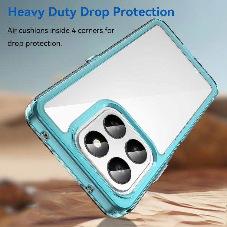 For Honor 400 Smart 5G Colorful Series Acrylic Hybrid TPU Phone Case