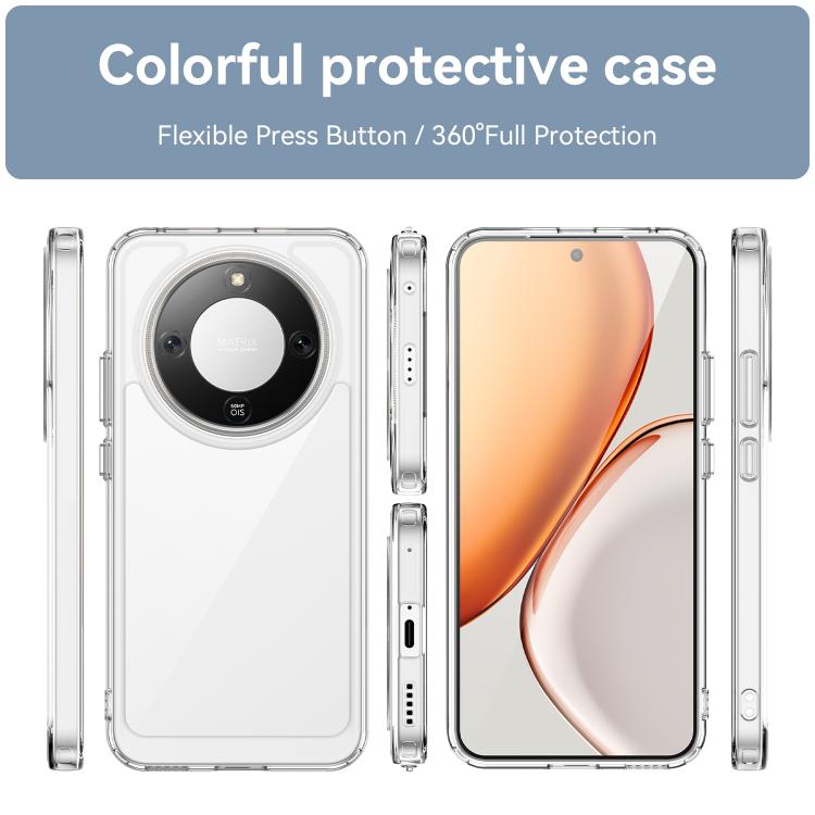 For Honor Magic8 Lite Colorful Series Acrylic Hybrid TPU Phone Case