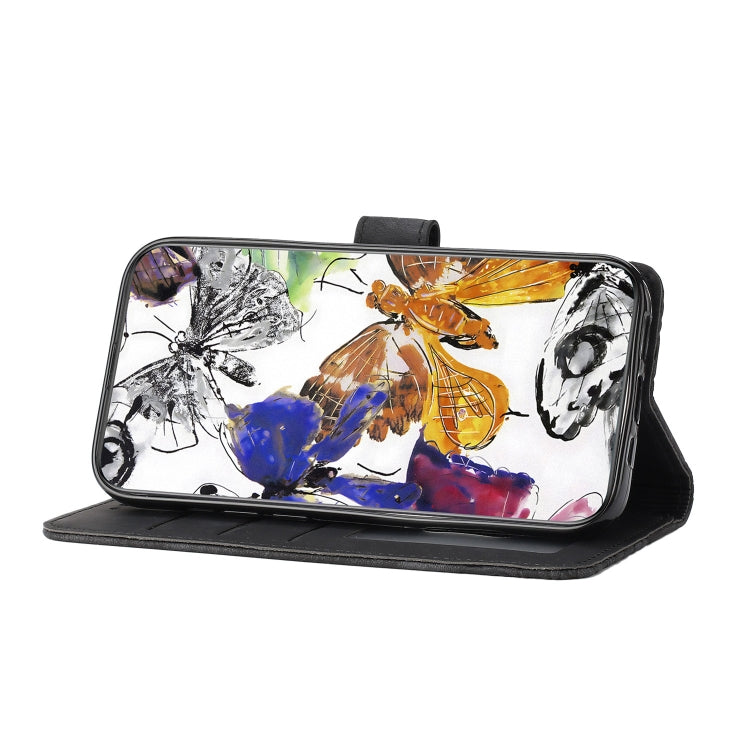 For OnePlus 13 Skin-feel Embossed Butterfly Leather Phone Case