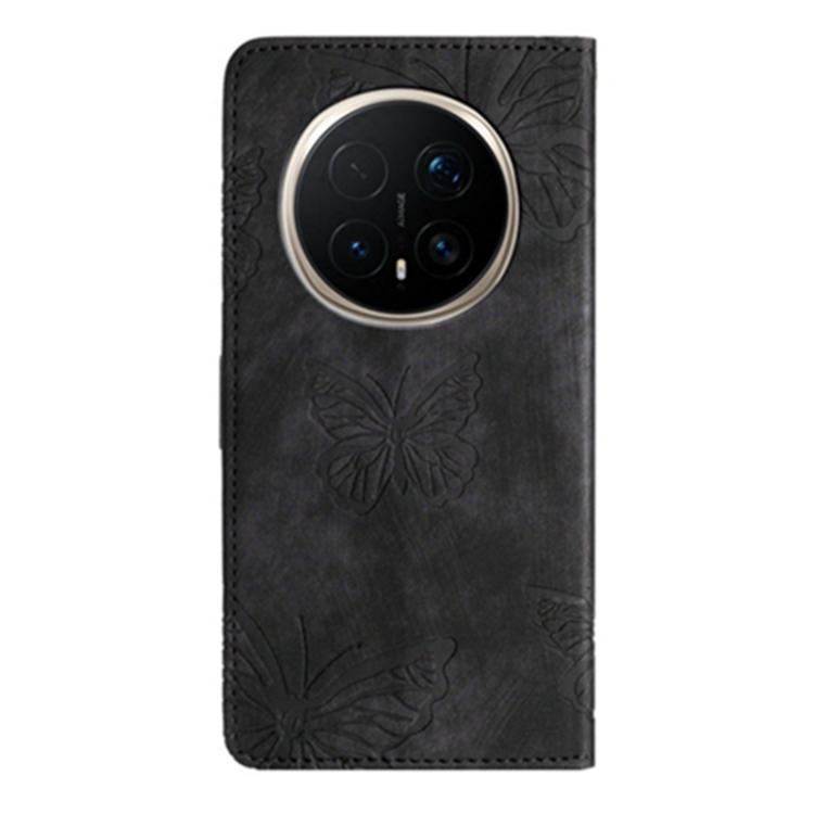 For Honor Magic8 Skin-feel Embossed Butterfly Leather Phone Case