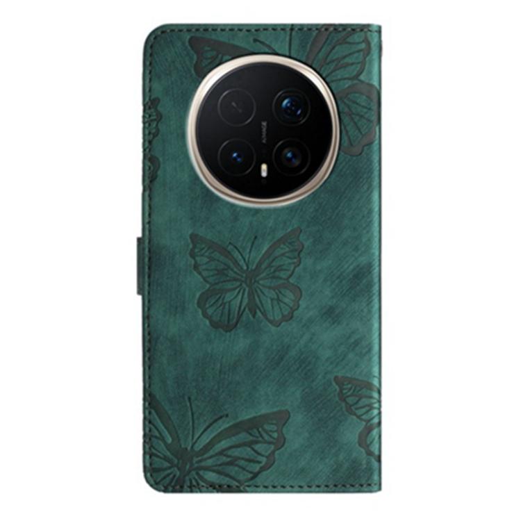 For Honor Magic8 Skin-feel Embossed Butterfly Leather Phone Case