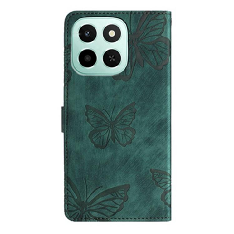 For Honor X6c 4G / X5b 4G Global Skin-feel Embossed Butterfly Leather Phone Case