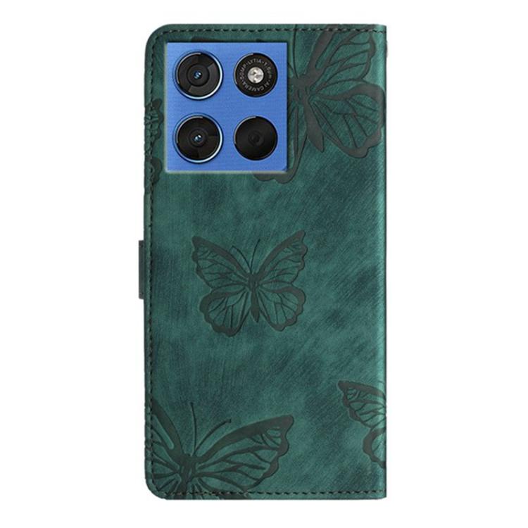For Motorola Edge 70 5G Skin-feel Embossed Butterfly Leather Phone Case