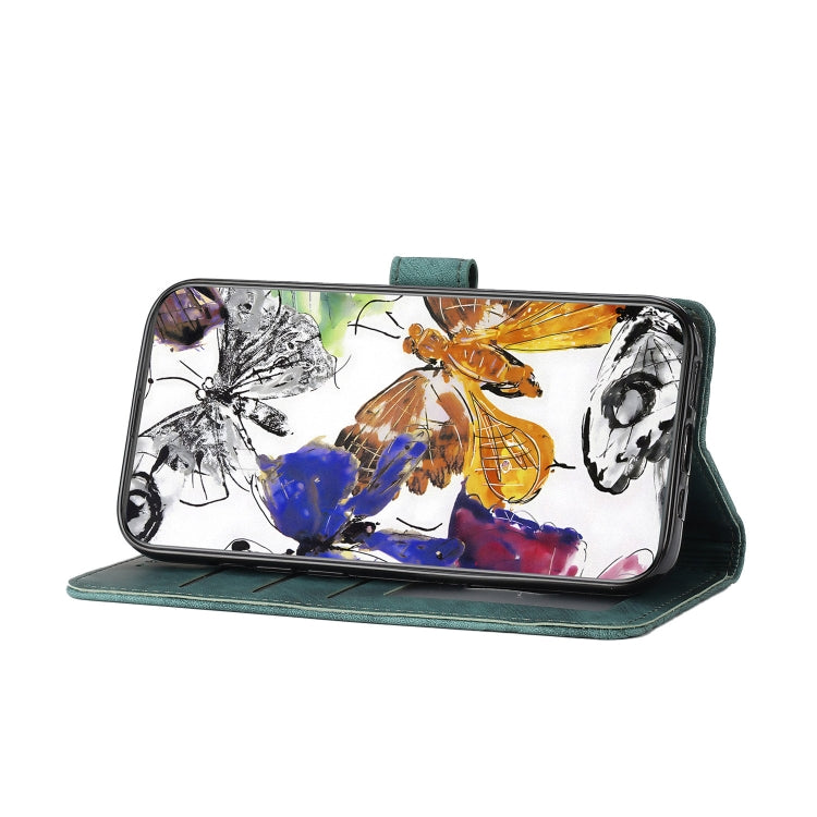 For Xiaomi 15 Skin-feel Embossed Butterfly Leather Phone Case