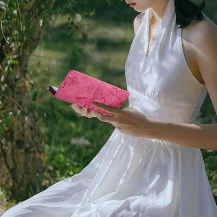 For Xiaomi 15 Skin-feel Embossed Butterfly Leather Phone Case