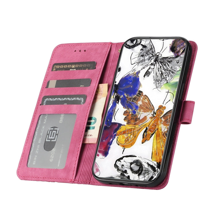 For Xiaomi 15 Pro Skin-feel Embossed Butterfly Leather Phone Case