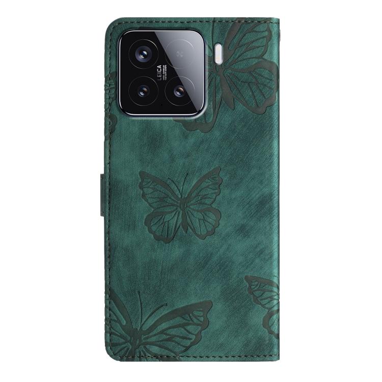 For Xiaomi 15T 5G Skin-feel Embossed Butterfly Leather Phone Case