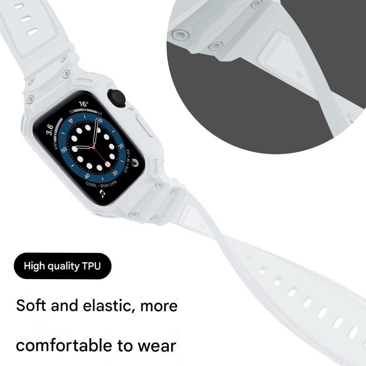 For Apple Watch Series 10 / 11 46mm Armor TPU Case Integrated Watch Band