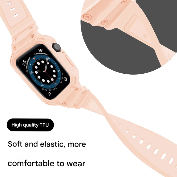 For Apple Watch Series 10 / 11 46mm Armor TPU Case Integrated Watch Band