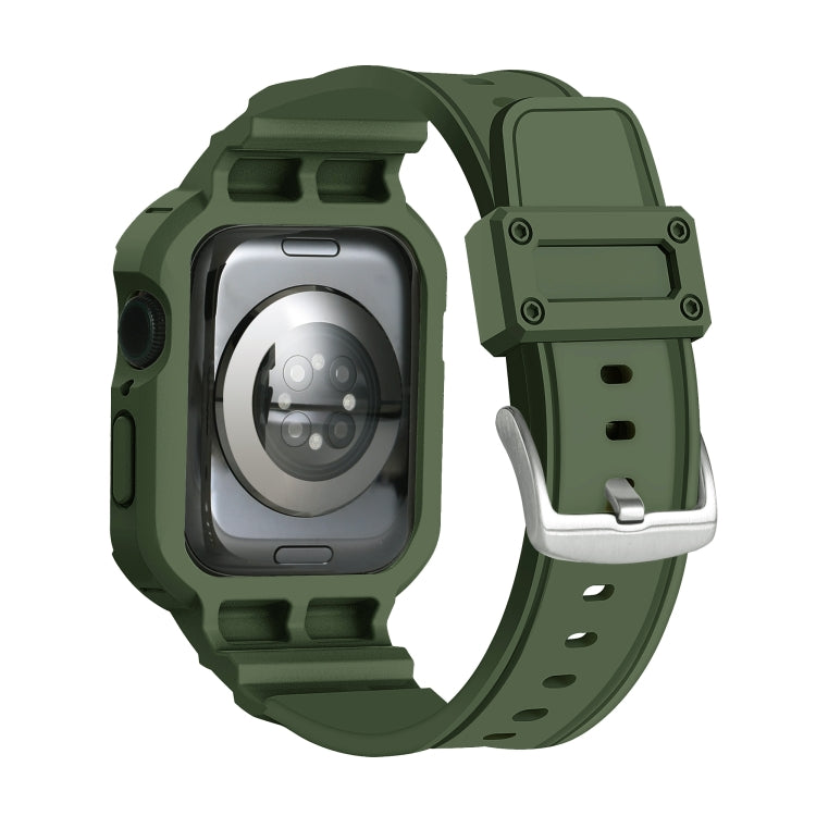 For Apple Watch Series 10 / 11 46mm Armor TPU Case Integrated Watch Band