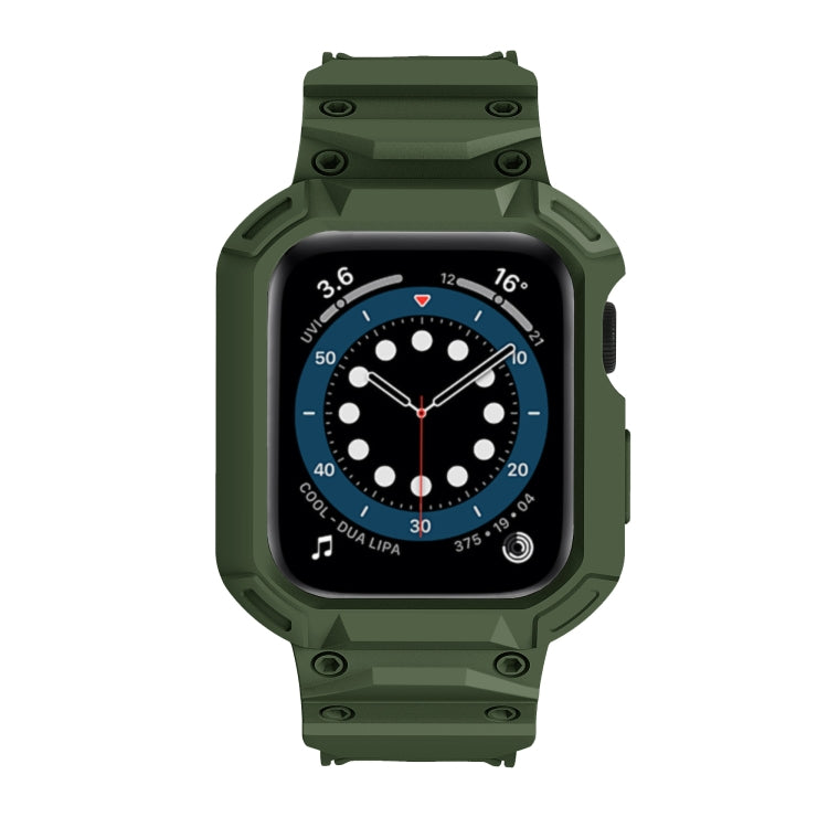 For Apple Watch Series 10 / 11 46mm Armor TPU Case Integrated Watch Band