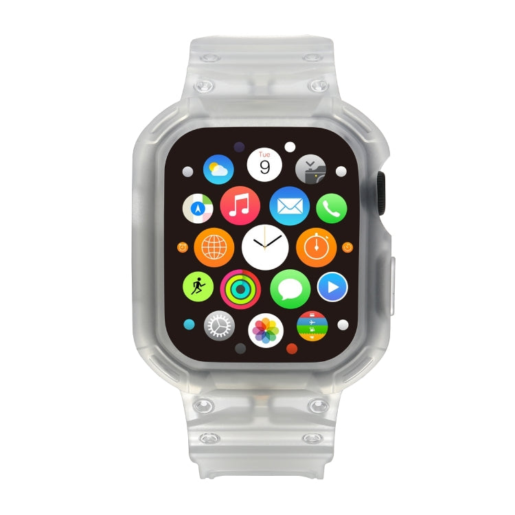 For Apple Watch Series 10 / 11 46mm Armor TPU Case Integrated Watch Band