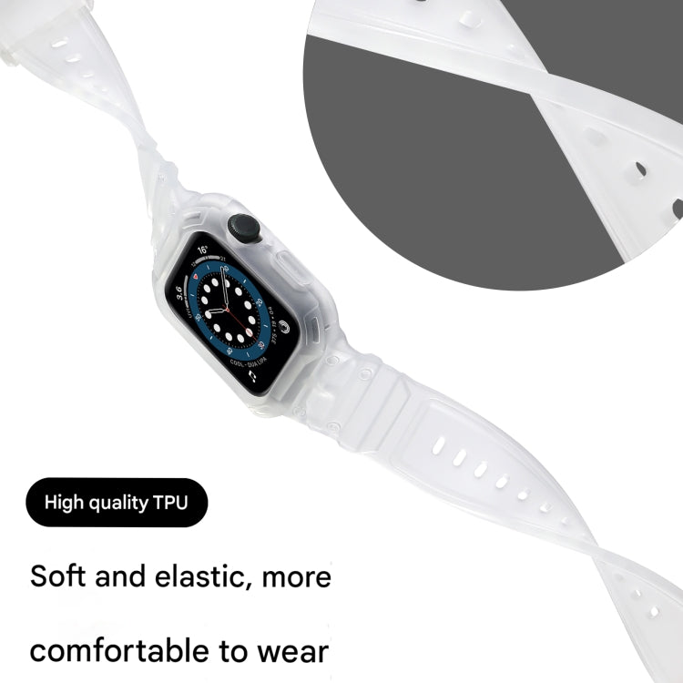 For Apple Watch Series 10 / 11 46mm Armor TPU Case Integrated Watch Band