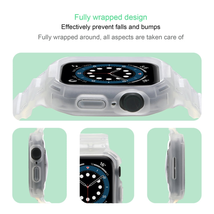 For Apple Watch Series 10 / 11 46mm Armor TPU Case Integrated Watch Band