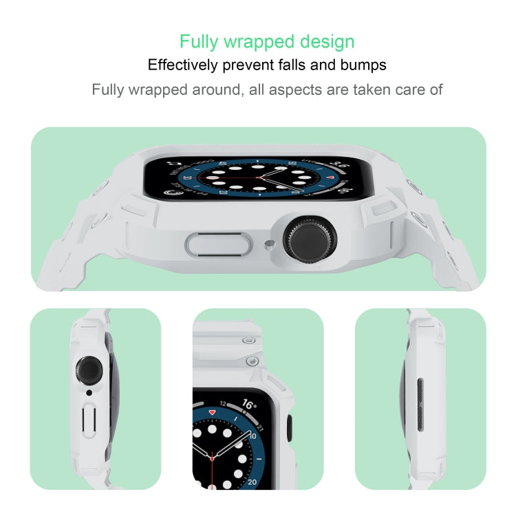 For Apple Watch Series 10 / 11 42mm Armor TPU Case Integrated Watch Band