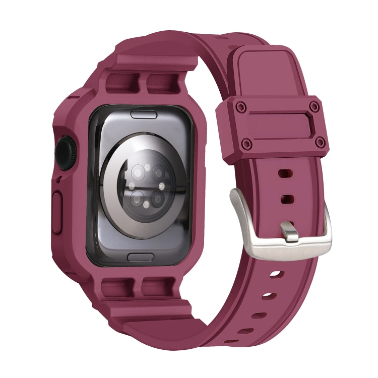 For Apple Watch Series 10 / 11 42mm Armor TPU Case Integrated Watch Band