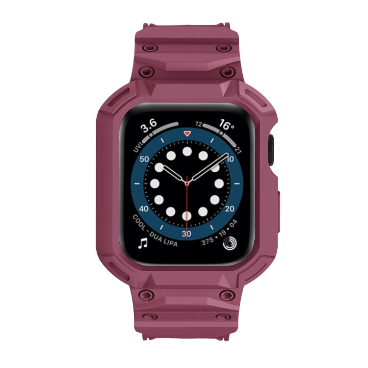 For Apple Watch Series 10 / 11 42mm Armor TPU Case Integrated Watch Band