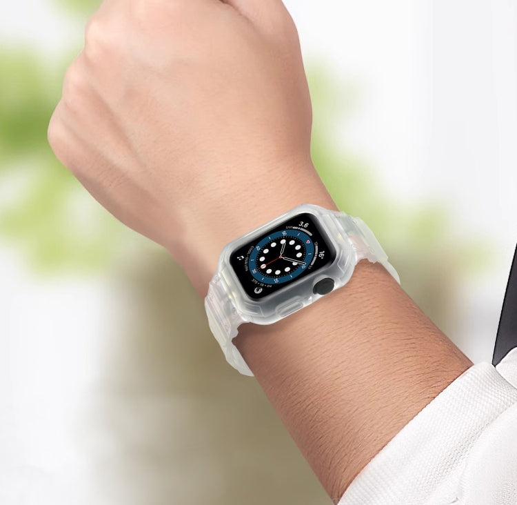 For Apple Watch Series 10 / 11 42mm Armor TPU Case Integrated Watch Band