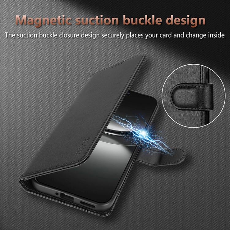 For Samsung Galaxy A07 4G AZNS Skin Feel Calf Texture Flip Leather Phone Case