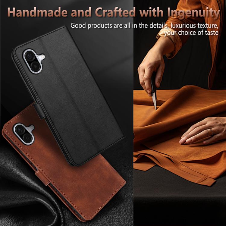 For Samsung Galaxy A07 4G AZNS Skin Feel Calf Texture Flip Leather Phone Case