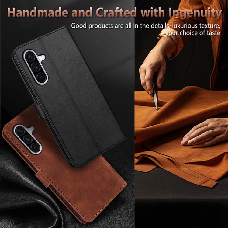 For Samsung Galaxy A17 4G / 5G AZNS Skin Feel Calf Texture Flip Leather Phone Case