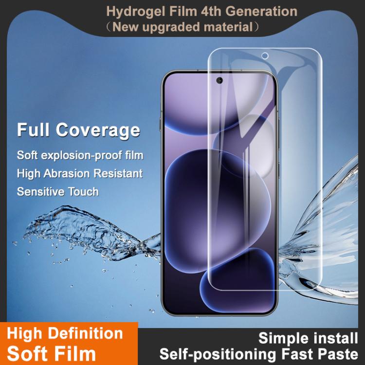 For OPPO Find X8s imak 4th Generation  Full Coverage Screen Hydrogel Film Protector