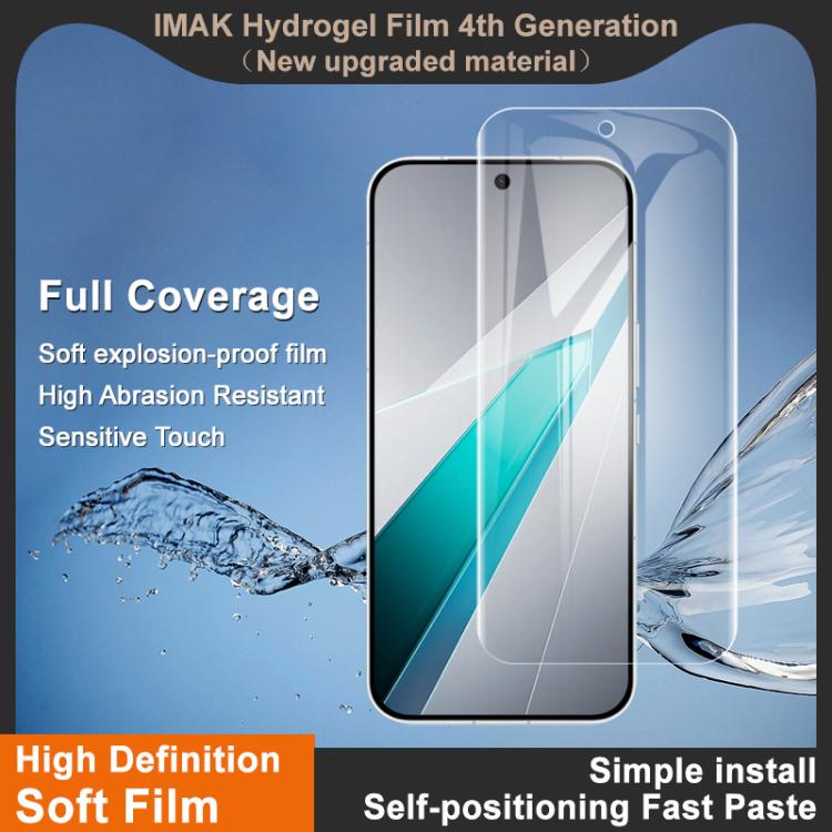 For OPPO K15 Pro+ imak 4th Generation  Full Coverage Screen Hydrogel Film Protector