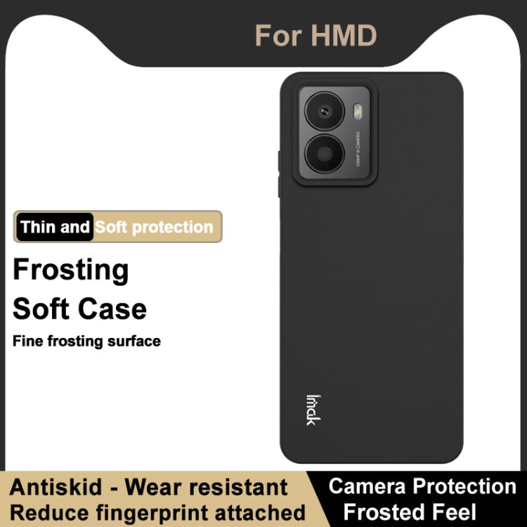 For HMD Fusion 5G IMAK UC-3 Series Shockproof Frosted TPU Phone Case - Black