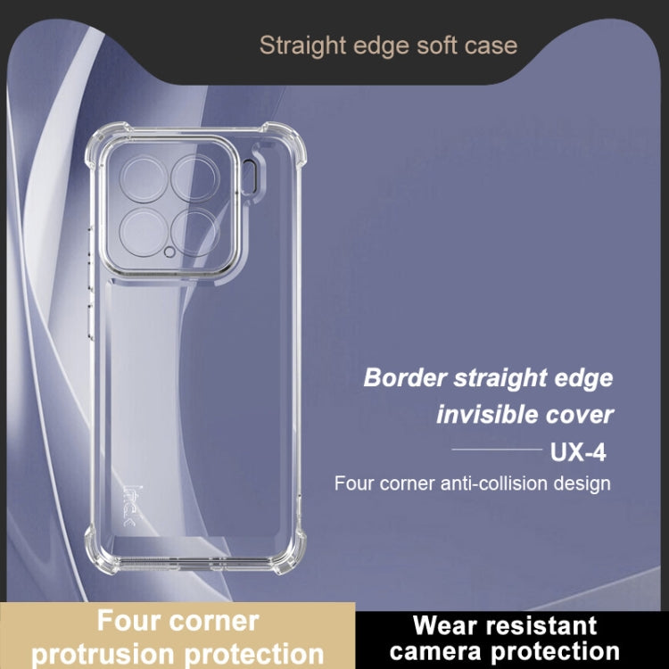 For Xiaomi 15 IMAK UX-4 Series Four-corner Shockproof Phone Case - Transparent
