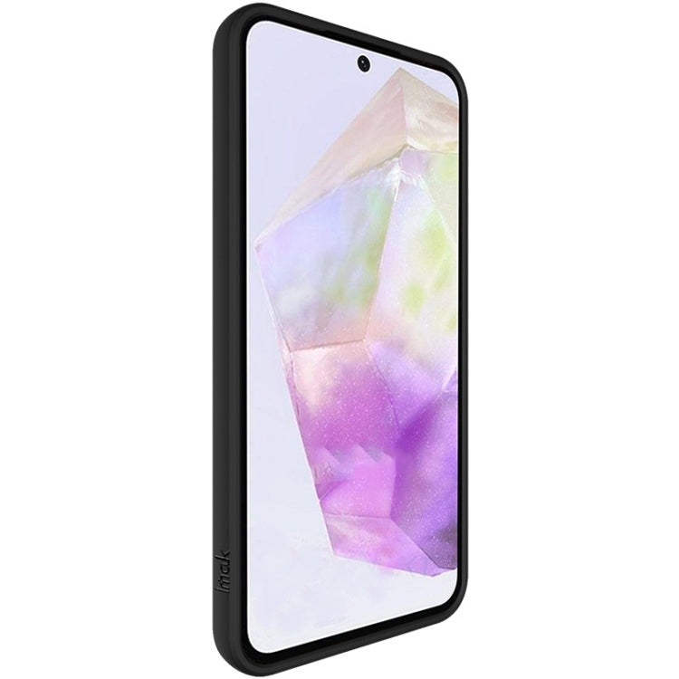 For Samsung Galaxy A36 5G imak UX-9B Series Four Corners Tiny Airbag Shockproof Phone Case - Black