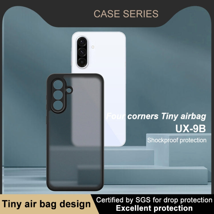 For Samsung Galaxy A36 5G imak UX-9B Series Four Corners Tiny Airbag Shockproof Phone Case - Black