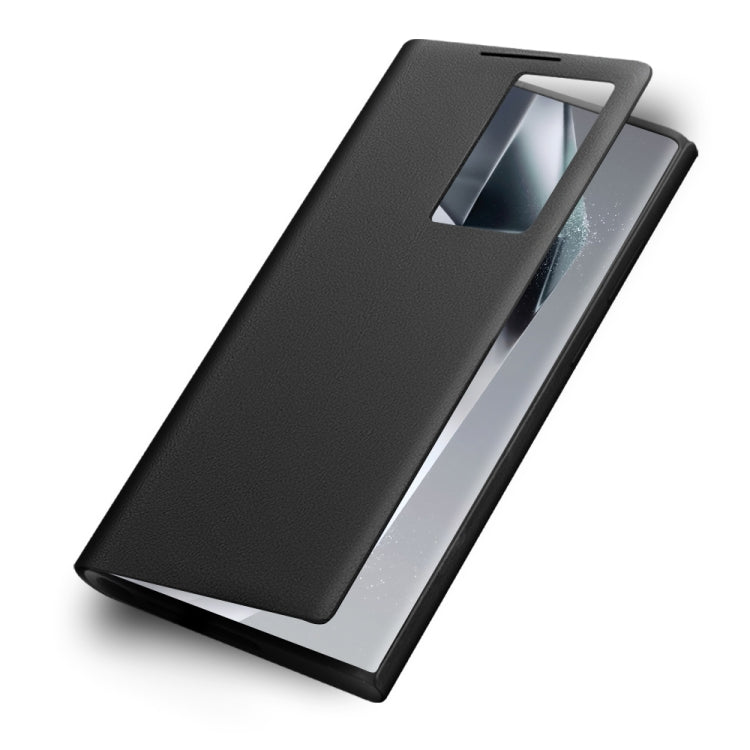 For Samsung Galaxy S24 Ultra 5G QIALINO Magnetic Genuine Leather Phone Case