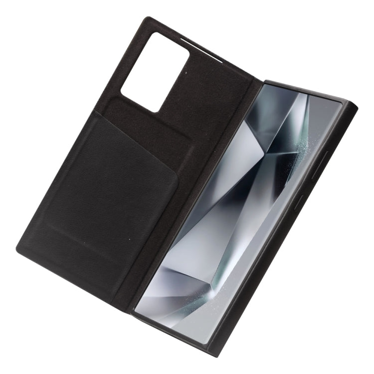 For Samsung Galaxy S24 Ultra 5G QIALINO Magnetic Genuine Leather Phone Case
