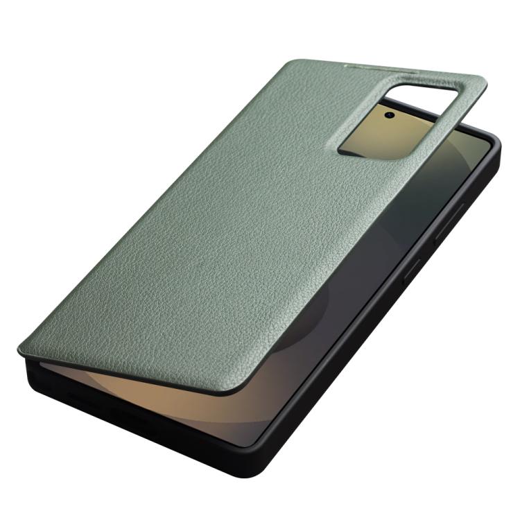 For Samsung Galaxy S25 Ultra 5G QIALINO Magnetic Genuine Leather Phone Case