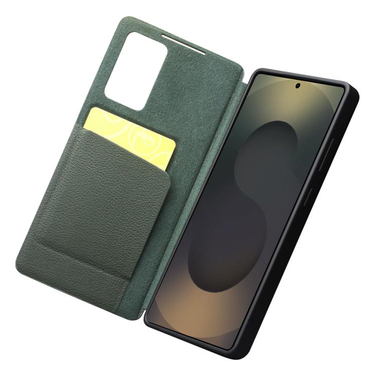 For Samsung Galaxy S25 Ultra 5G QIALINO Magnetic Genuine Leather Phone Case