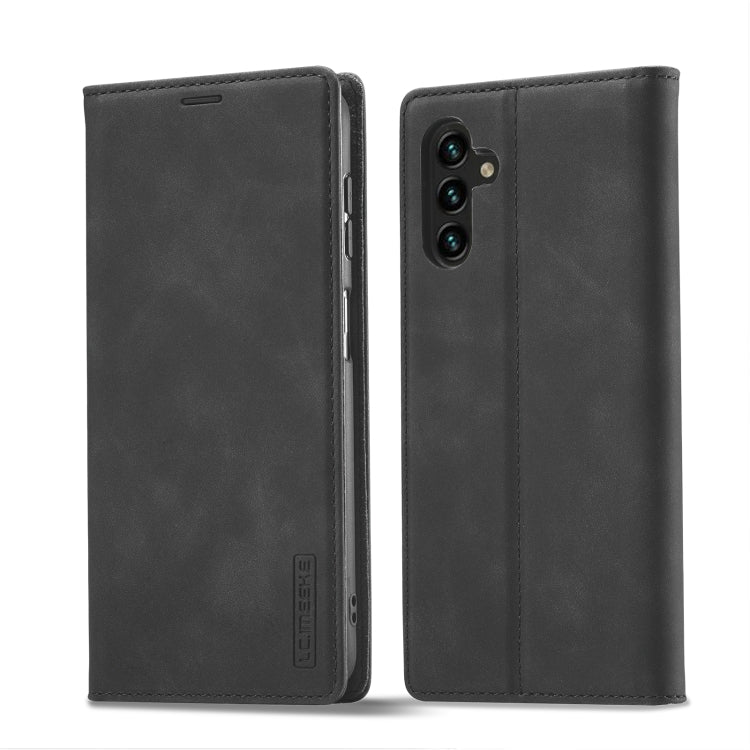 For Samsung Galaxy A16 5G LC.IMEEKE Strong Magnetism Microfiber Leather Phone Case