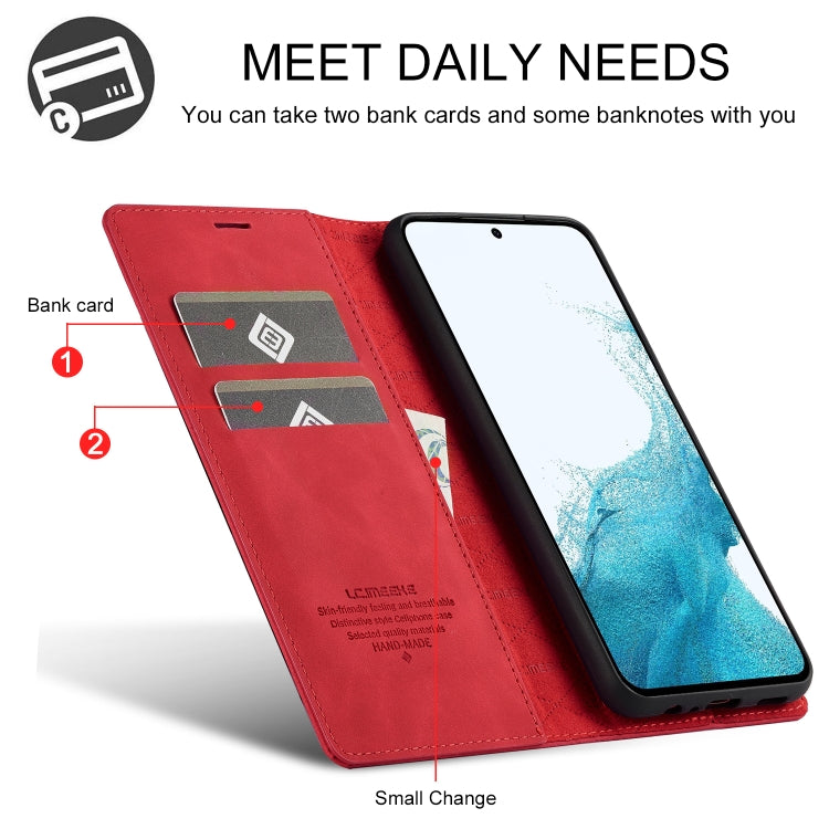For Samsung Galaxy A16 5G LC.IMEEKE Strong Magnetism Microfiber Leather Phone Case