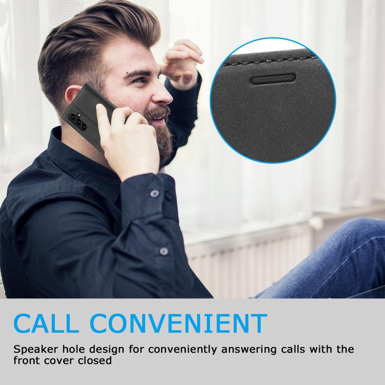 For Samsung Galaxy A36 5G LC.IMEEKE Strong Magnetism Microfiber Leather Phone Case